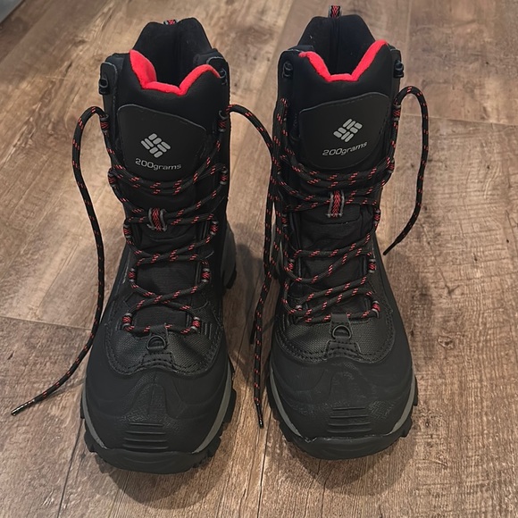 Columbia Black Rain & Snow Boots with Waterproof Material and Chunky Sole - Picture 7 of 8